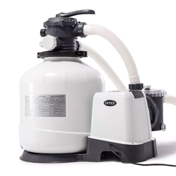 משאבת חול לבריכה 2800 גלון INTEX 26648 אינטקס משאבה ומסנן חול 2800 מבית INTEX דגם 26648