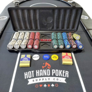 מזוודת פוקר מקצועית 500 ז'יטונים - 14 גרם